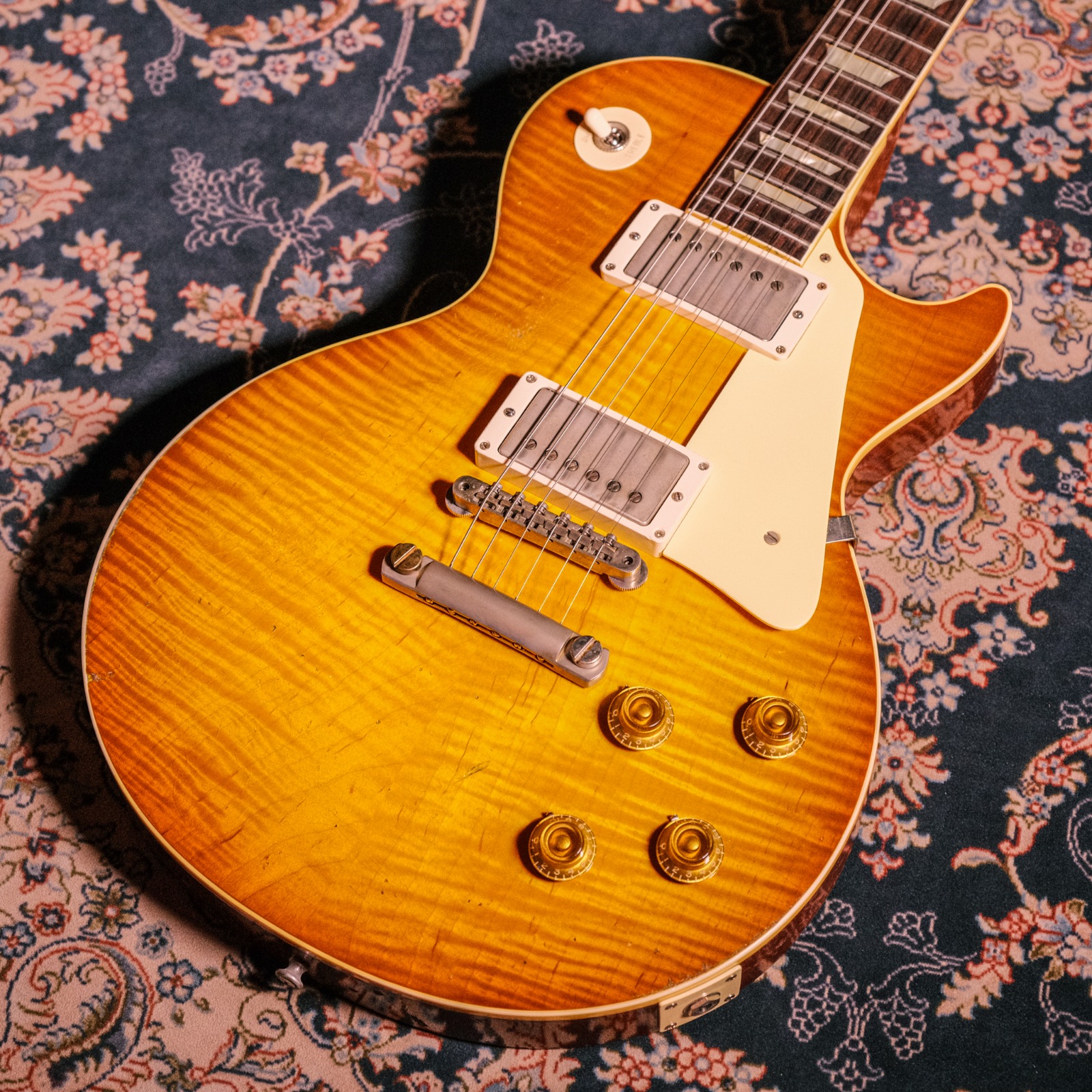 Gibson Custom Murphy Lab 1959 Les Paul Standard Heavy Aged Gold Poppy Burst 電結他 SNSN931213