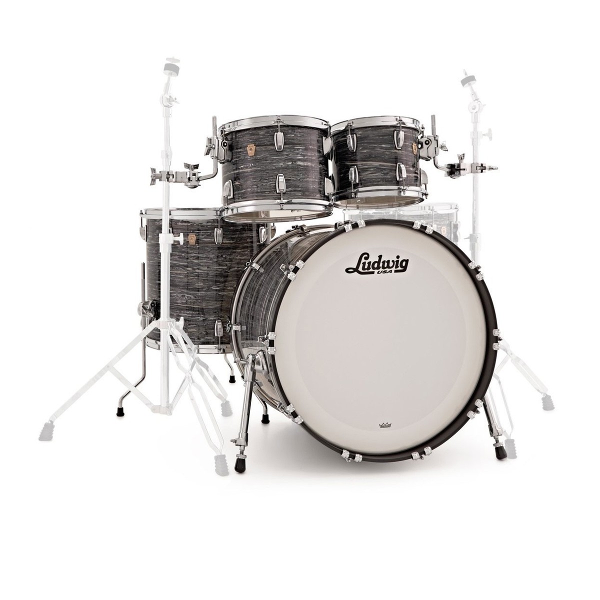 Ludwig Classic Maple美國製套裝鼓(MOD) Vintage Black Oyster