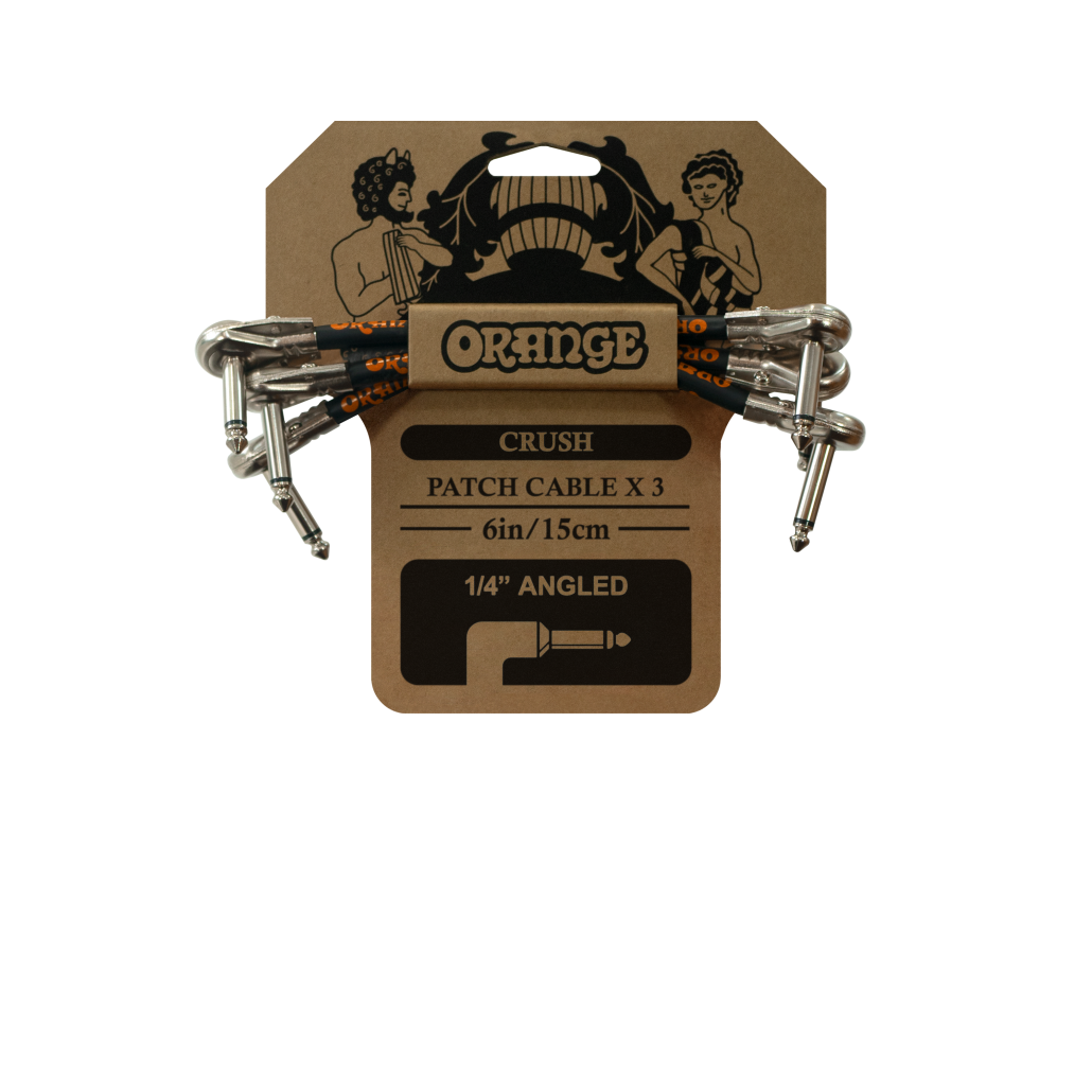 ORANGE Cable Crush 6" Patch Cable (3 pack)