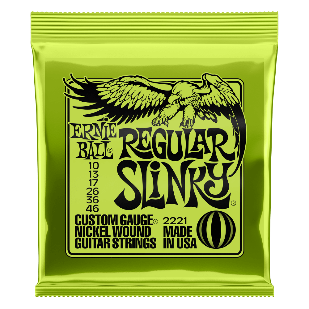 ERNIE BALL Regular Slinky Nickel Wound Set 10-46 電結他弦