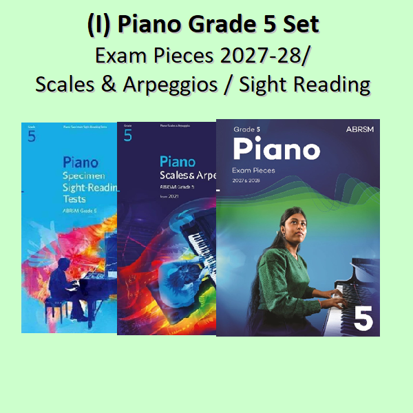 (I) Piano Exam Pieces 2027-2028 Grade 5 + Scales + Sight-Reading Set